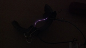 Glowing Hot Nichrome Wire